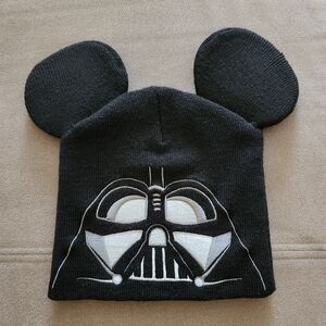 Disney Beanie Hat With Ears - Darth Vader - Youth